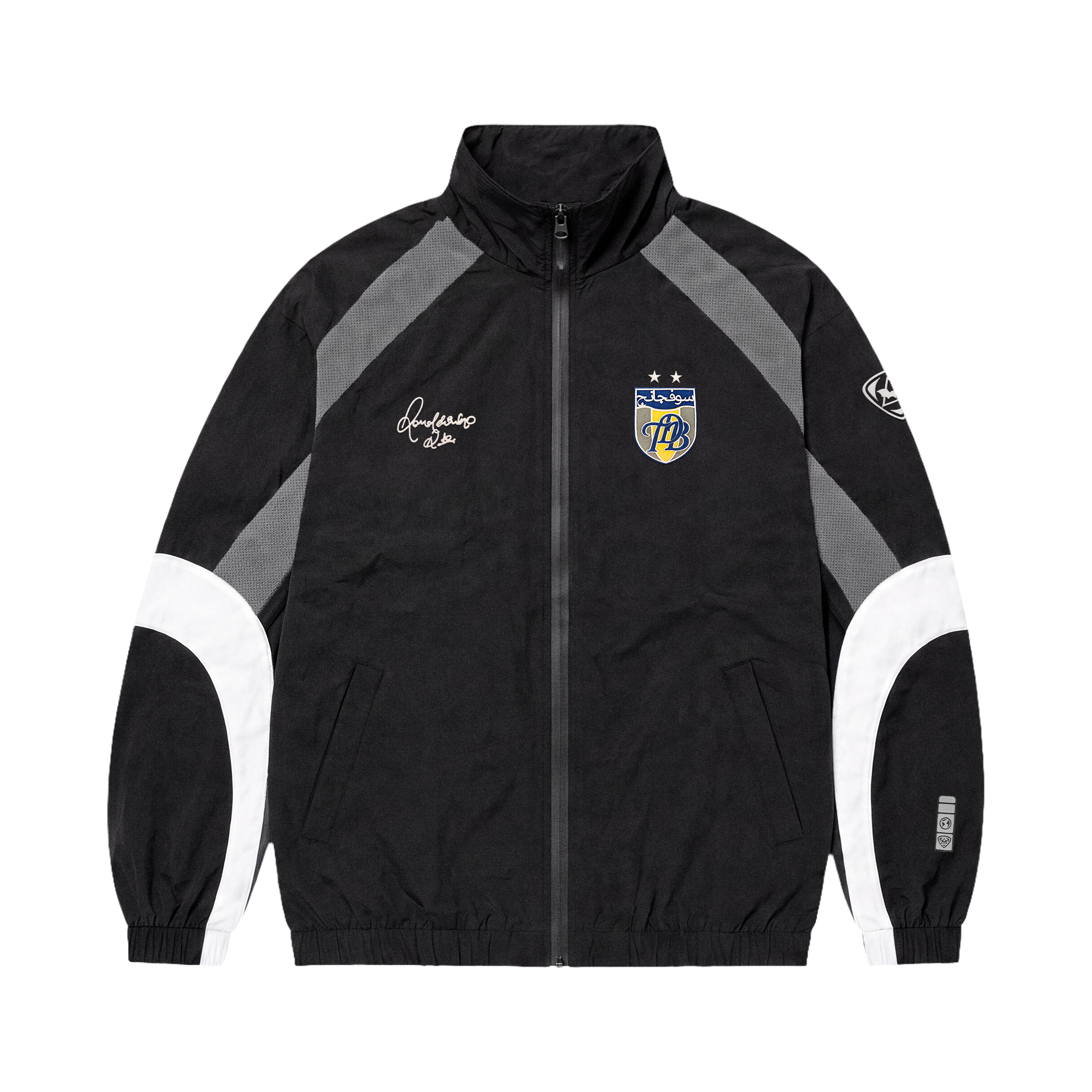 2002 TRACKSUIT JACKET BLACK SUF & TDB