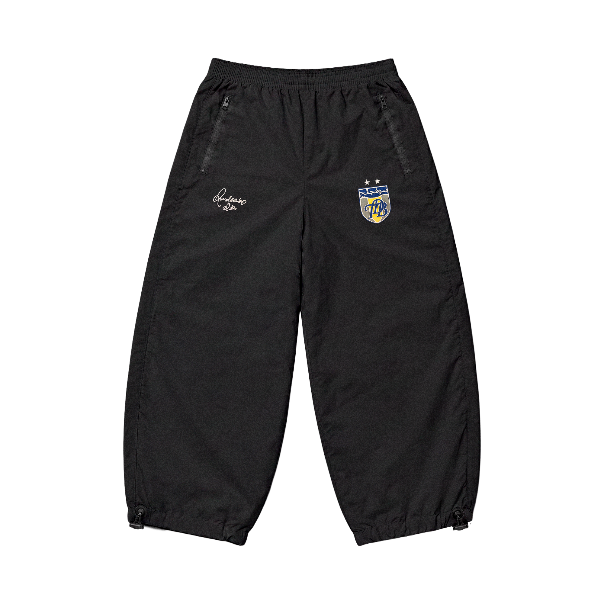 2002 TRACKSUIT PANTS BLACK SUF & TDB