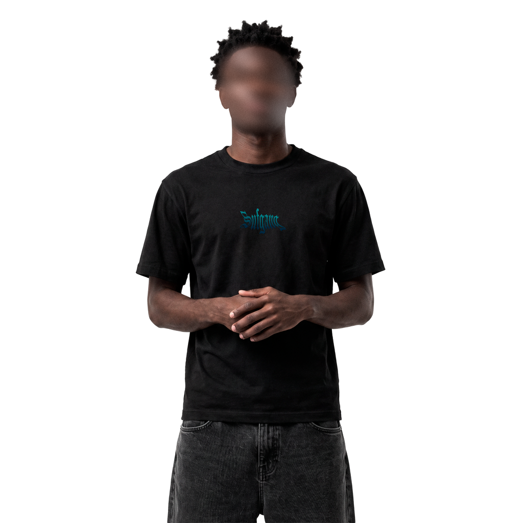 TEE SUFGANG BLUE GRADIENT BLACK