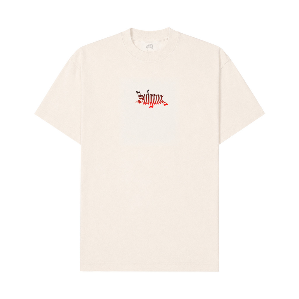TEE SUFGANG RED GRADIENT OFF WHITE