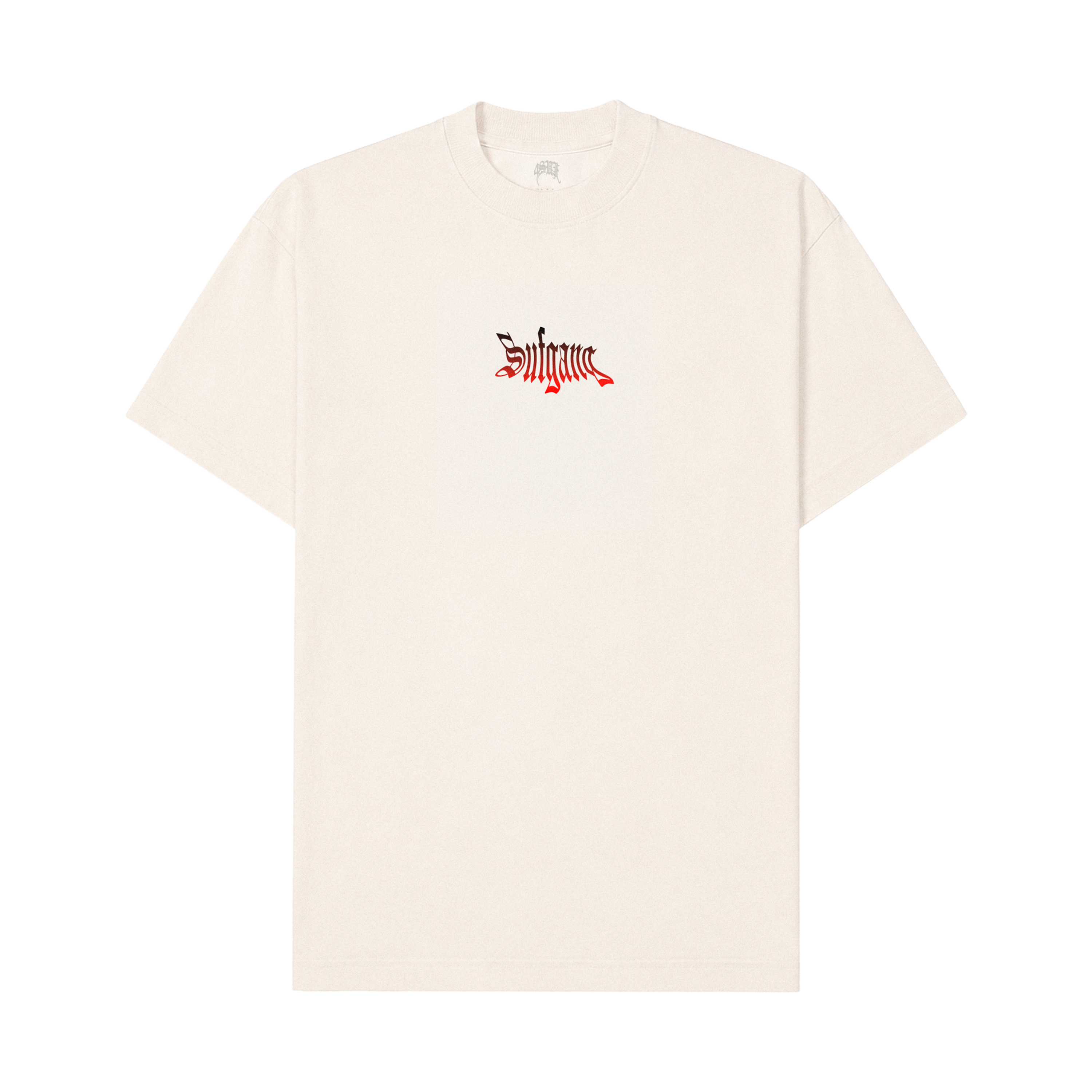 TEE SUFGANG RED GRADIENT OFF WHITE