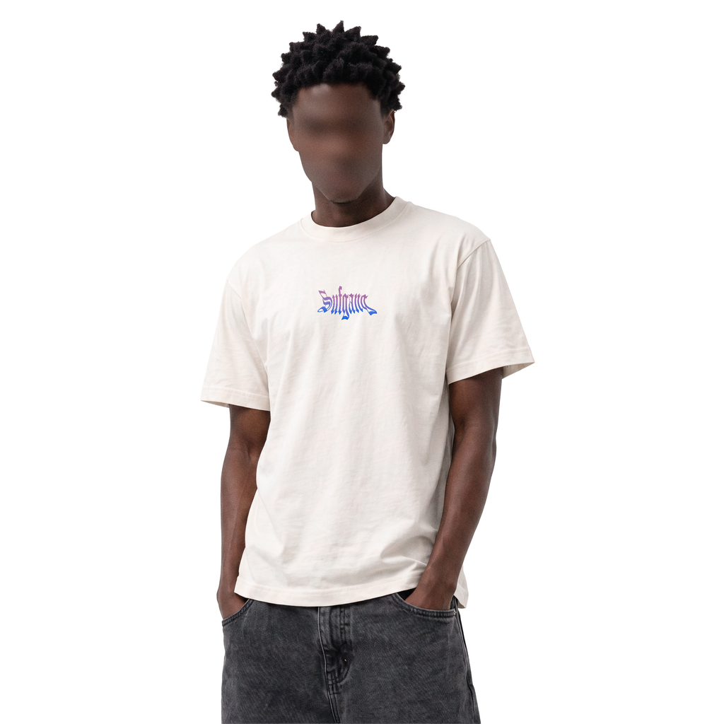 TEE SUFGANG PURPLE GRADIENT OFF WHITE