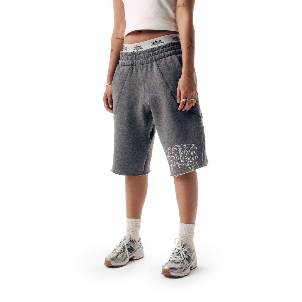 4SUF SHORTS RAW GREY