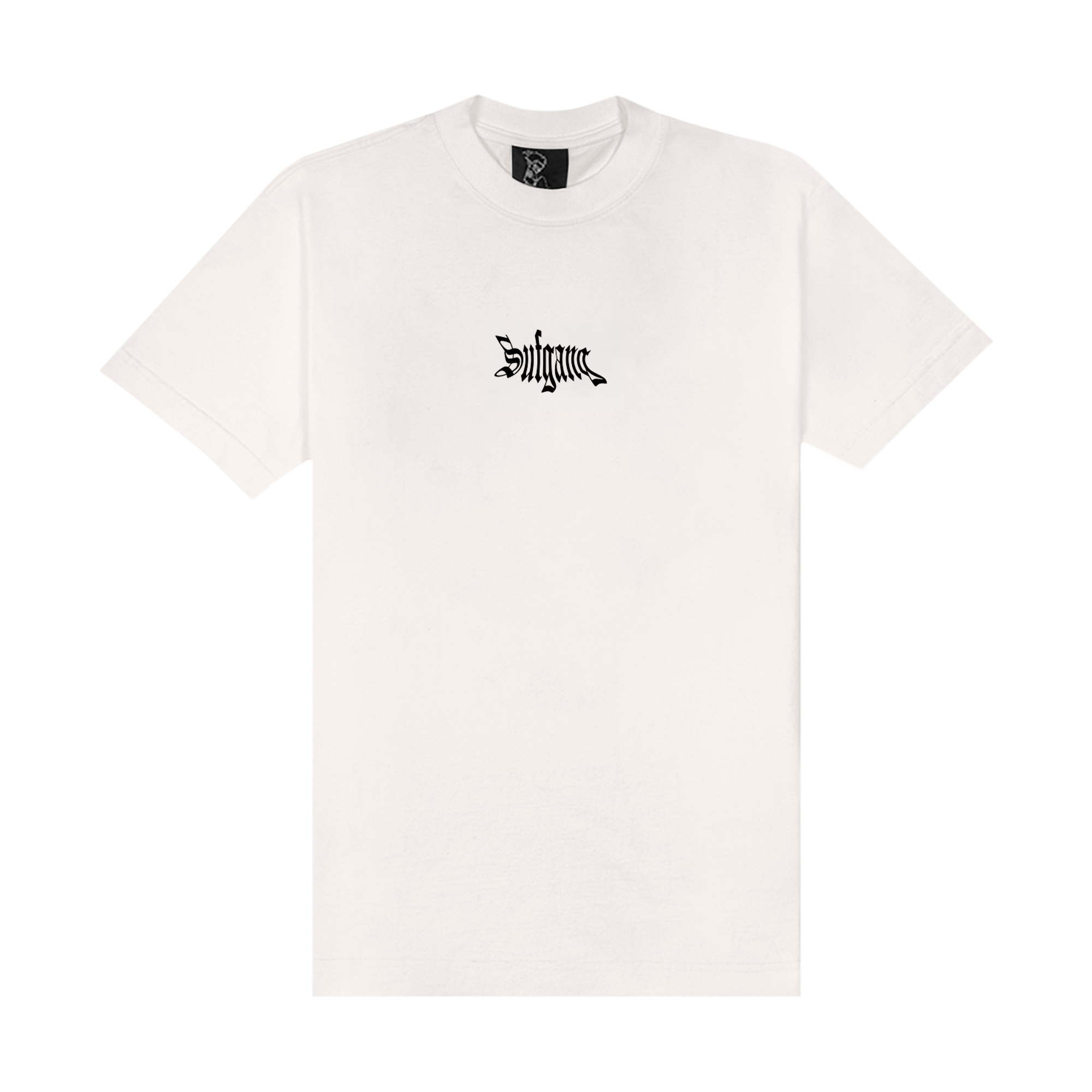 TEE BASIC OFF WHITE / BLACK LOGO