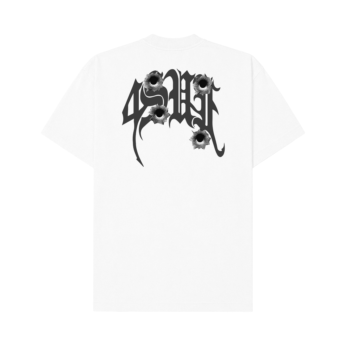 CAMISETA BULLET HOLE WHITE
