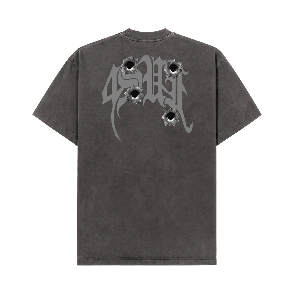 CAMISETA BULLET HOLE STONE GREY