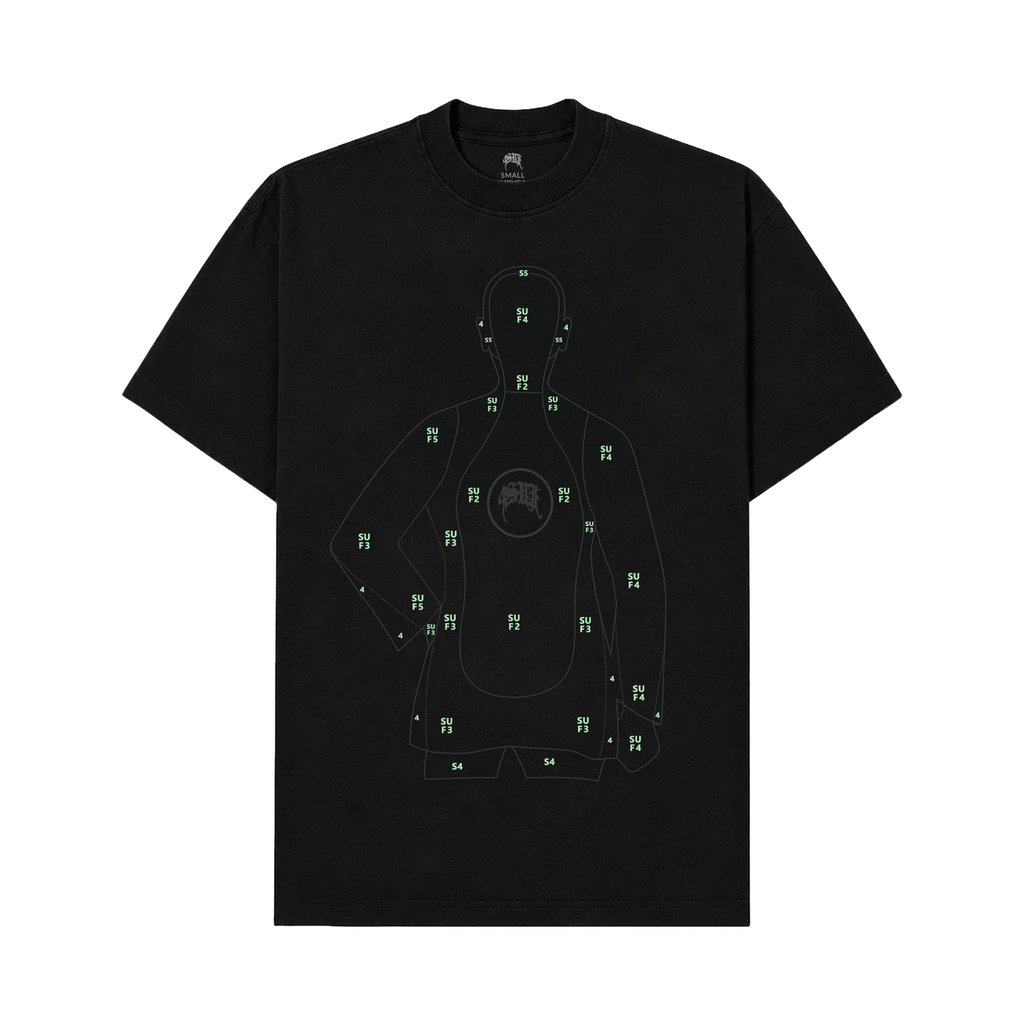 CAMISETA SHOOTING TARGET  BLACK