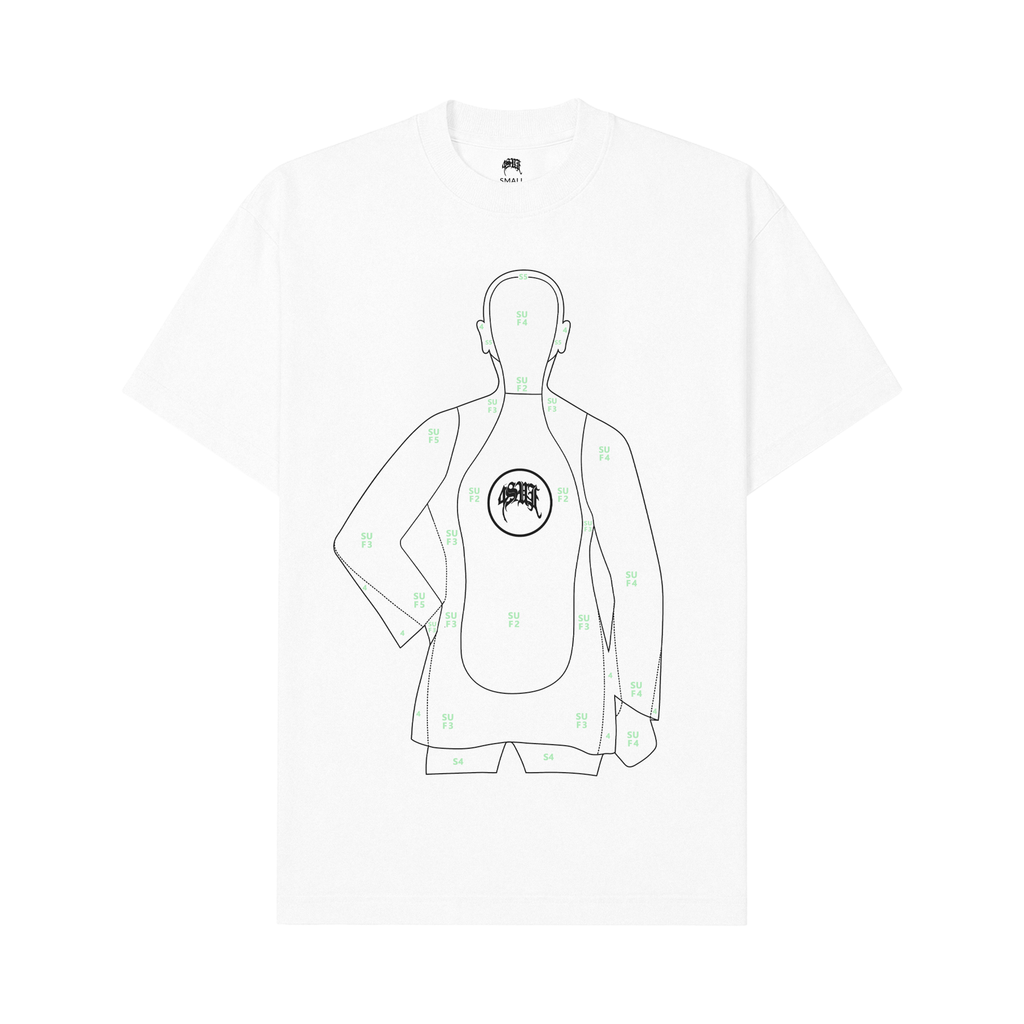 CAMISETA SHOOTING TARGET WHITE