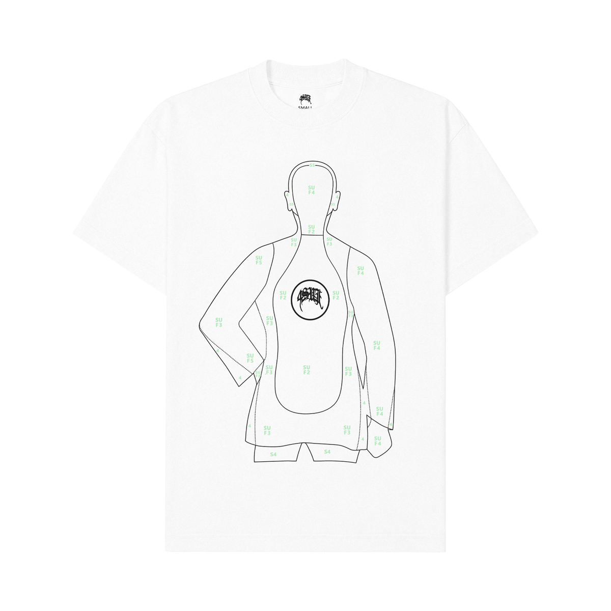 CAMISETA SHOOTING TARGET WHITE