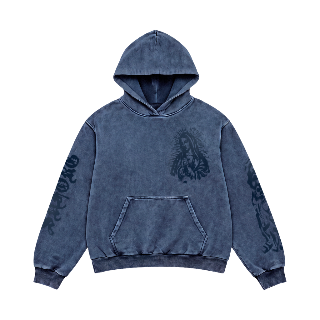 AGASALHO OVERSIZED LEVE SANTA BLUE STONE