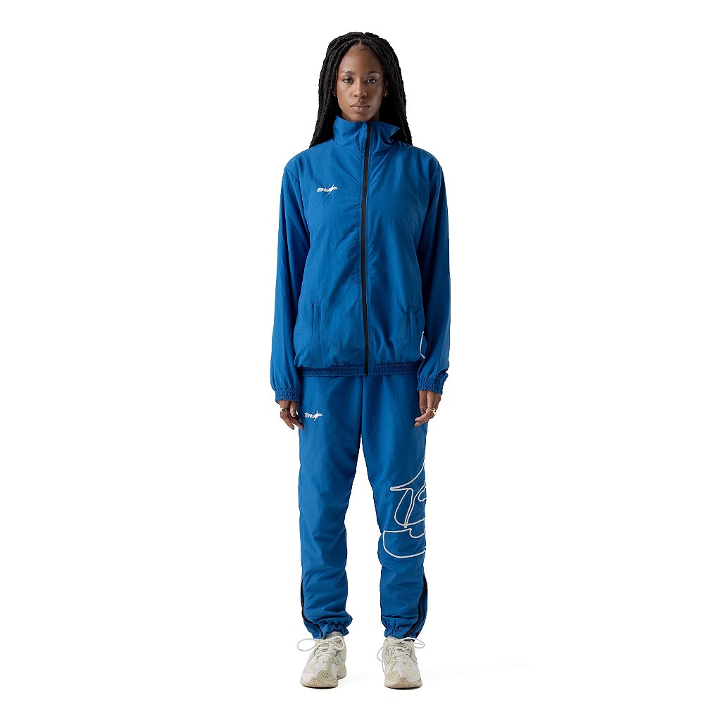 ナイロンジャケット LE CIEL BLEU - SS21 LE CIEL BLEU  Ruched Track Jacket TRACK JACKET S STAR NAVY BLUE – SUFGANG