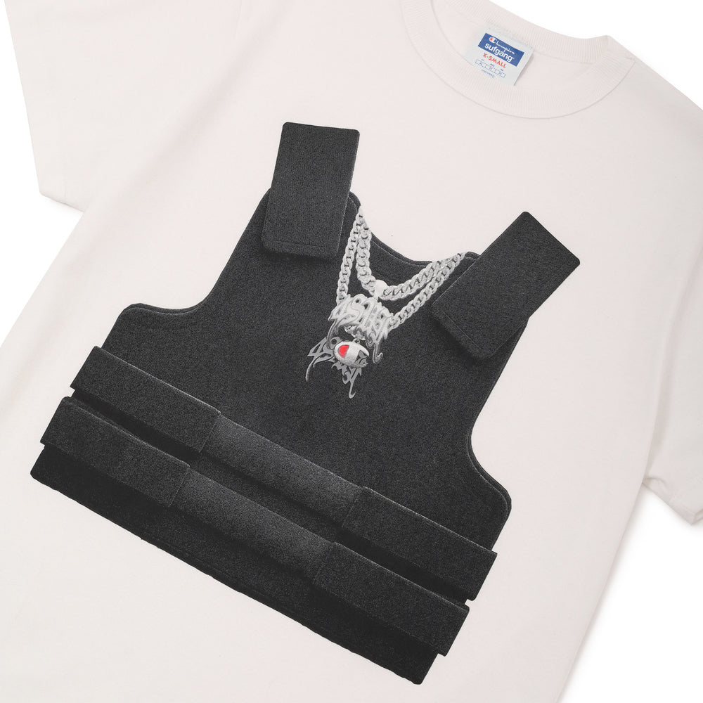 BALLISYTIC VEST TEE OFF WHITE